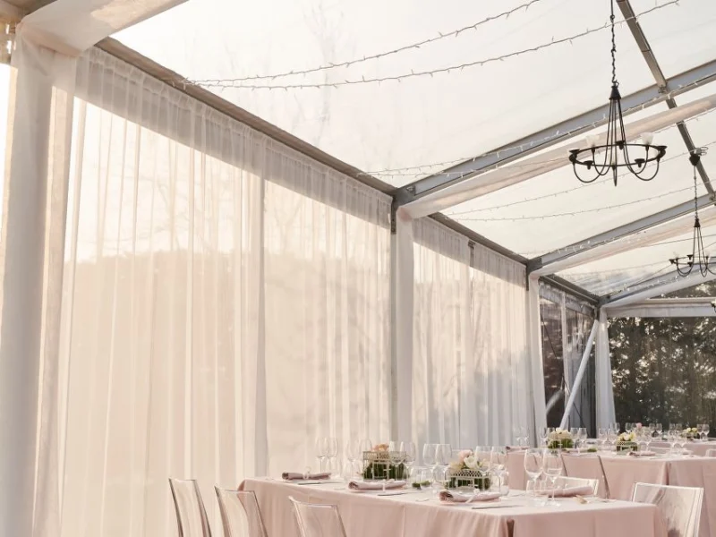 Noleggio tende per tensostrutture eventi - IDEAstand