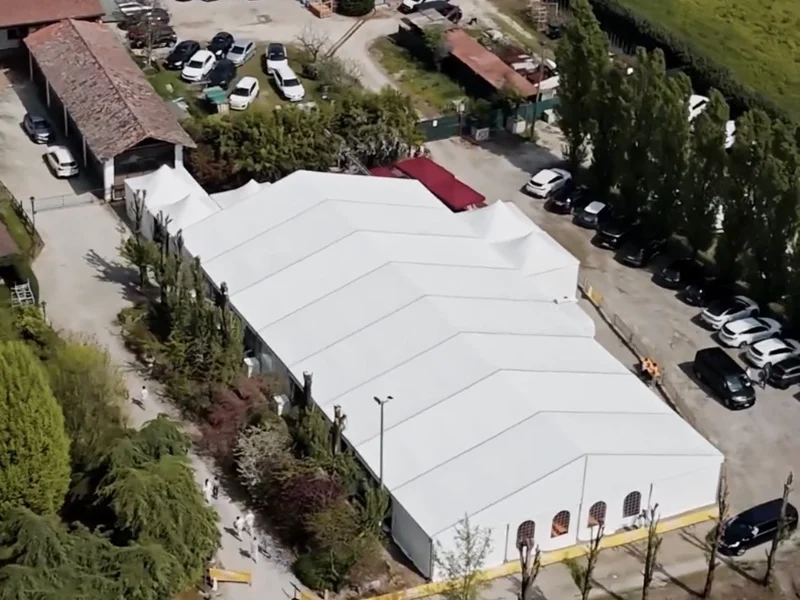 Affitto tendostrutture bifalda per eventi - IDEAstand