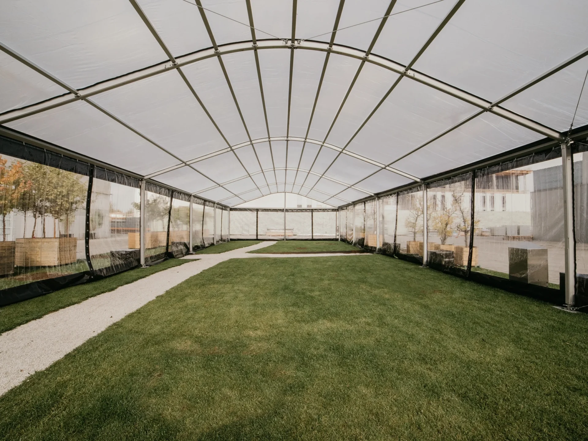 Tendostrutture curve per eventi - IDEAstand