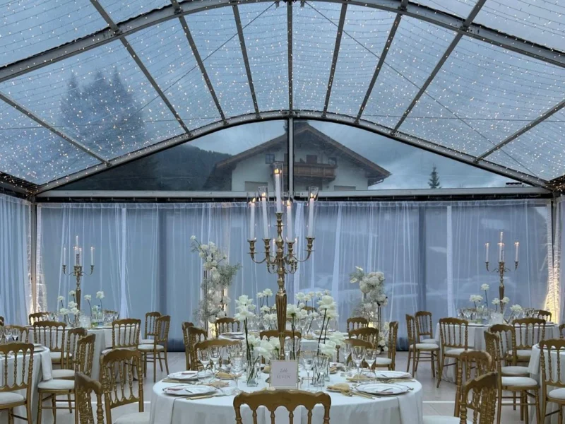 IDEAstand allestimento Evento Alpe di Siusi Wedding